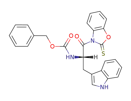 [(S)-1-(1H-Indol-3-ylmethyl)-2-oxo-2-(2-thioxo-benzooxazol-3-yl)-ethyl]-carbamic acid benzyl ester