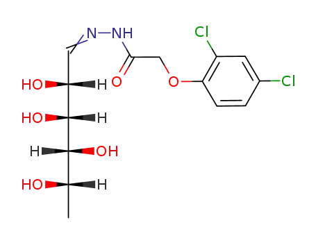 (2,4-Dichloro-phenoxy)-acetic acid [(2R,3R,4R,5S)-2,3,4,5-tetrahydroxy-hex-(Z)-ylidene]-hydrazide