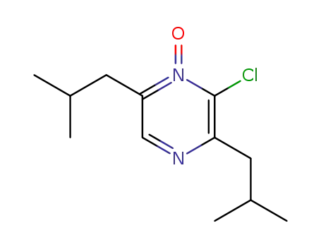 Molecular Structure of 72444-72-5 (3,6-diisobutyl-2-chloropyrazine 1-oxide)