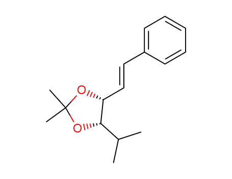 (3R,4S)-3,4-Isopropylidenedioxy-5-methyl-1-phenylhex-1-ene