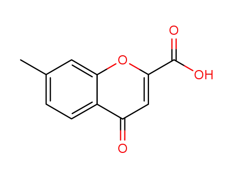Molecular Structure of 67214-11-3 (7-METHYL-4-OXO-4H-CHROMENE-2-CARBOXYLIC ACID)