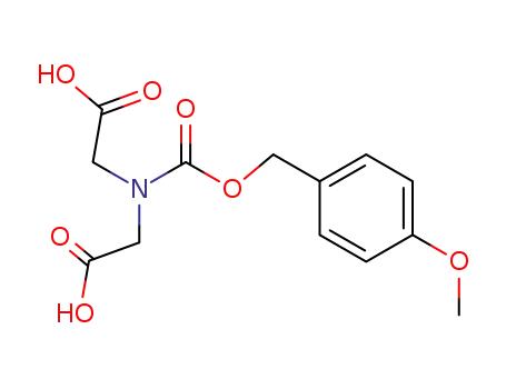 Molecular Structure of 126765-06-8 ([Carboxymethyl-(4-methoxy-benzyloxycarbonyl)-amino]-acetic acid)
