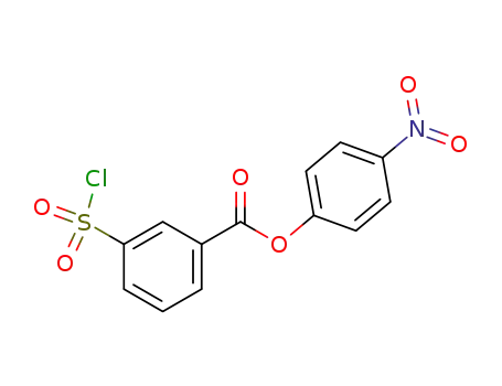 m-Chlorsulfonyl-benzoesaeure-p-nitrophenylester