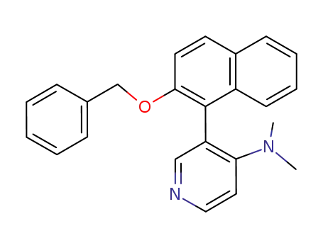 [3-(2-benzyloxynaphthalen-1-yl)pyridin-4-yl]dimethylamine