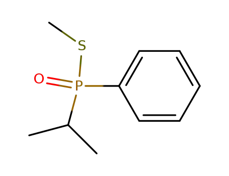 Molecular Structure of 62246-61-1 (Phosphinothioic acid, (1-methylethyl)phenyl-, S-methyl ester)