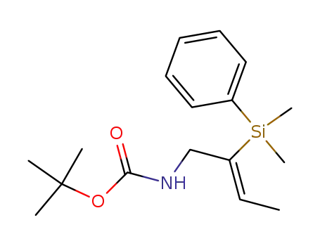 [(Z)-2-(Dimethyl-phenyl-silanyl)-but-2-enyl]-carbamic acid tert-butyl ester