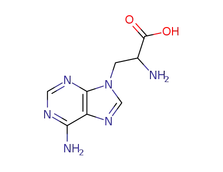 Molecular Structure of 22892-24-6 (9-(2-amino-2-carboxyethyl)adenine)