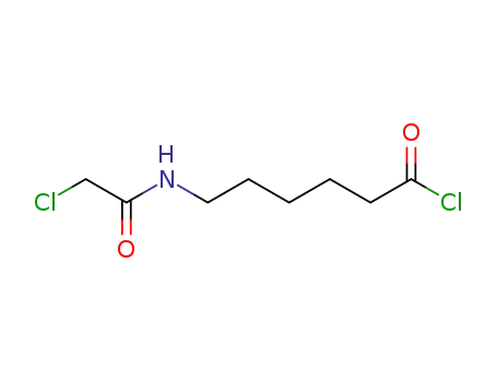 Molecular Structure of 140188-40-5 (Hexanoyl chloride, 6-[(chloroacetyl)amino]-)