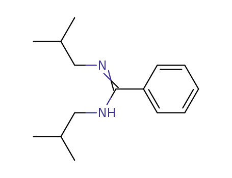 Molecular Structure of 77642-41-2 (N,N'-bis(2-methylpropyl)benzamidine)