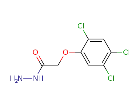 Molecular Structure of 2381-77-3 (2-(2,4,5-TRICHLOROPHENOXY)ACETOHYDRAZIDE)