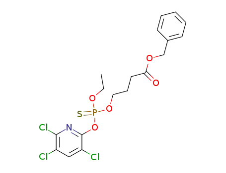 Molecular Structure of 182170-91-8 (4-[Ethoxy-(3,5,6-trichloro-pyridin-2-yloxy)-thiophosphoryloxy]-butyric acid benzyl ester)