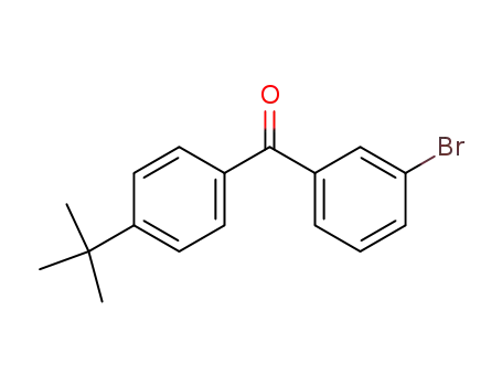 Molecular Structure of 132885-82-6 (3-BROMO-4'-TERT-BUTYLBENZOPHENONE)