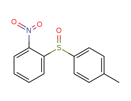 Benzene, 1-[(4-methylphenyl)sulfinyl]-2-nitro-