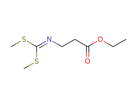 Ethyl 3-[bis(methylsulfanyl)methylideneamino]propanoate