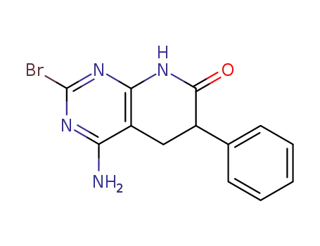 4-Amino-2-bromo-6-phenyl-5,8-dihydro-6H-pyrido[2,3-d]pyrimidin-7-one
