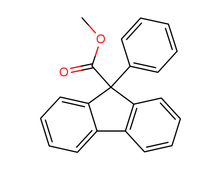 Molecular Structure of 18554-44-4 (9-methoxycarbonyl-9-phenylfluorene)