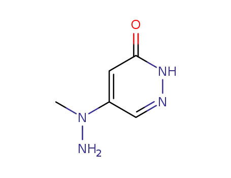 Molecular Structure of 98767-51-2 (3(2H)-Pyridazinone, 5-(1-methylhydrazino)-)