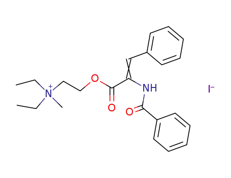 [2-((E)-2-Benzoylamino-3-phenyl-acryloyloxy)-ethyl]-diethyl-methyl-ammonium; iodide
