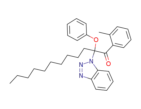 Molecular Structure of 1026445-53-3 (2-Benzotriazol-1-yl-2-phenoxy-1-o-tolyl-dodecan-1-one)