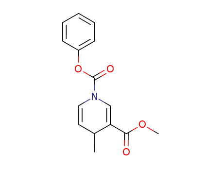 Molecular Structure of 89808-30-0 (1,3(4H)-Pyridinedicarboxylic acid, 4-methyl-, 3-methyl 1-phenyl ester)
