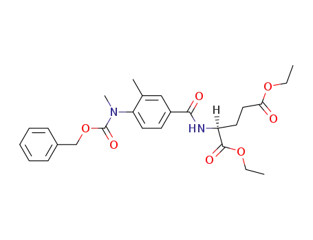 (S)-2-[4-(Benzyloxycarbonyl-methyl-amino)-3-methyl-benzoylamino]-pentanedioic acid diethyl ester