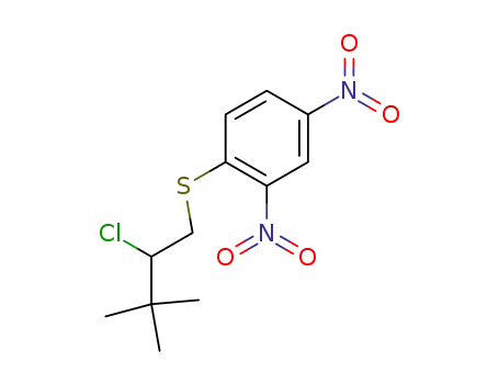 3,3-dimethyl-1-(2,4-dinitrophenylthio)-2-chlorobutane