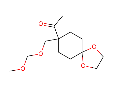 1-acetyl-1-(methoxymethoxy)methyl-4-cyclohexanone ethylene acetal