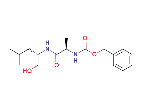 Molecular Structure of 177657-04-4 ((2S)-2-[N-(Benzyloxycarbonyl-(R)-alanyl)amino]-4-methylpentan-1-ol)