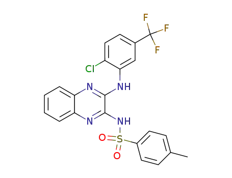 N-[3-(2-Chloro-5-trifluoromethyl-phenylamino)-quinoxalin-2-yl]-4-methyl-benzenesulfonamide