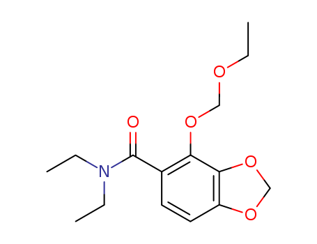 1,3-Benzodioxole-5-carboxamide, 4-(ethoxymethoxy)-N,N-diethyl-