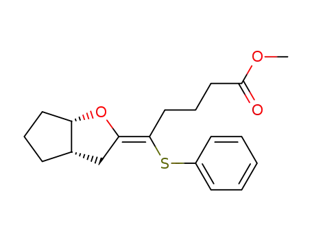 5-(3aS,6aS)-Hexahydro-cyclopenta[b]furan-(2E)-ylidene-5-phenylsulfanyl-pentanoic acid methyl ester