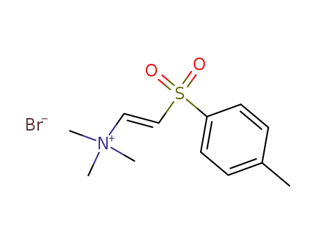 Trimethyl-[(E)-2-(toluene-4-sulfonyl)-vinyl]-ammonium; bromide