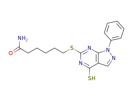 Hexanamide,
6-[(4,5-dihydro-1-phenyl-4-thioxo-1H-pyrazolo[3,4-d]pyrimidin-6-yl)thio]-