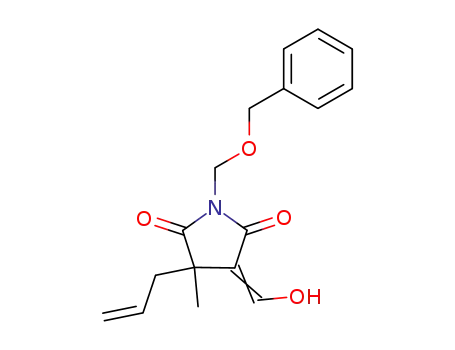 3-Allyl-1-benzyloxymethyl-4-[1-hydroxy-meth-(Z)-ylidene]-3-methyl-pyrrolidine-2,5-dione