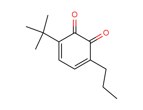 3,5-Cyclohexadiene-1,2-dione, 3-(1,1-dimethylethyl)-6-propyl- (9CI)