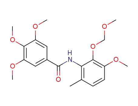 Molecular Structure of 176963-22-7 (Benzamide,
3,4,5-trimethoxy-N-[3-methoxy-2-(methoxymethoxy)-6-methylphenyl]-)