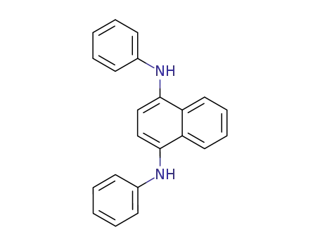 Molecular Structure of 7090-21-3 (1,4-Bis(phenylamino)naphthalene)