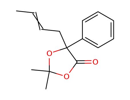 2,2-dimethyl-5-phenyl-5-(2-butenyl)-1,3-dioxolan-4-one