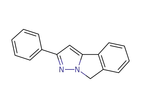 Molecular Structure of 61001-42-1 (2-Phenyl-8H-pyrazolo[5,1-a]isoindole)