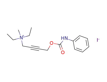 Diethyl-methyl-(4-phenylcarbamoyloxy-but-2-ynyl)-ammonium; iodide