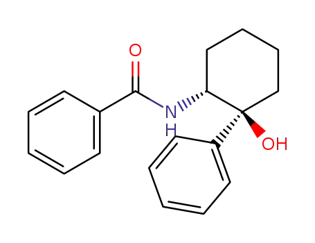 (+/-)-<i>N</i>-(2<i>t</i>-hydroxy-2<i>t</i>-phenyl-cyclohex-<i>r</i>-yl)-benzamide