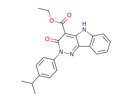 2-(4-Isopropyl-phenyl)-3-oxo-3,5-dihydro-2H-pyridazino[4,3-b]indole-4-carboxylic acid ethyl ester