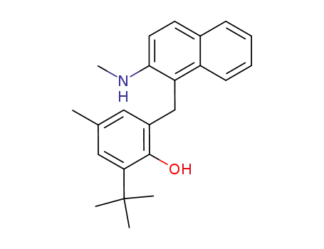 2-tert-Butyl-4-methyl-6-(2-methylamino-naphthalen-1-ylmethyl)-phenol