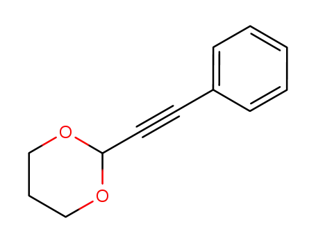 Molecular Structure of 131549-19-4 (2-phenylethynyl-1,3-dioxane)