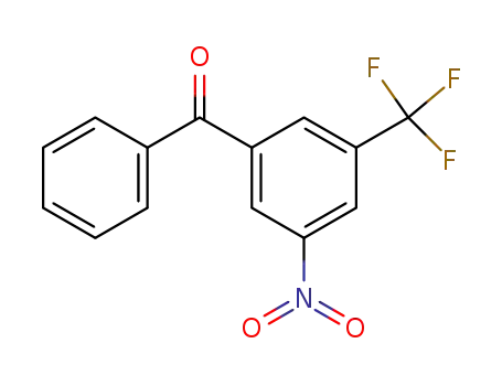 Molecular Structure of 194291-29-7 (Methanone, [3-nitro-5-(trifluoromethyl)phenyl]phenyl-)