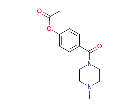 Acetic acid 4-(4-methyl-piperazine-1-carbonyl)-phenyl ester