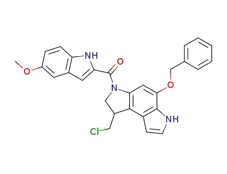 5-(benzyloxy)-1-(chloromethyl)-1,2-dihydro-3-[(5-methoxy-1H-indol-2-yl)carbonyl]-3H-pyrrolo[3,2-e]indole