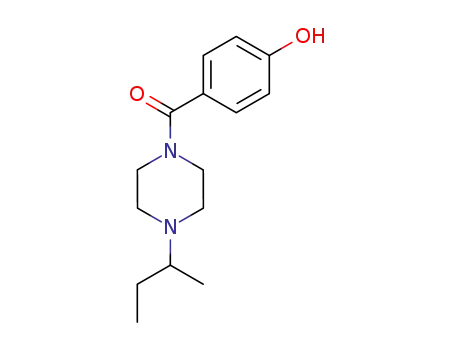 Piperazine, 1-(4-hydroxybenzoyl)-4-(1-methylpropyl)-