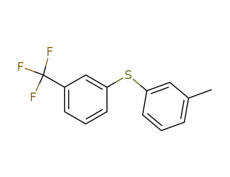 Molecular Structure of 730-03-0 (Benzene, 1-[(3-methylphenyl)thio]-3-(trifluoromethyl)-)