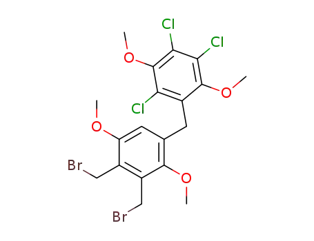 1-(2,4,5-trichloro-3,6-dimethoxybenzyl)-3,4-bis(bromomethyl)-2,5-dimethoxybenzene